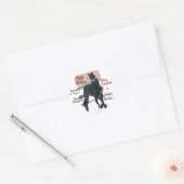 Winter Feestdagen Sticker (Envelop)