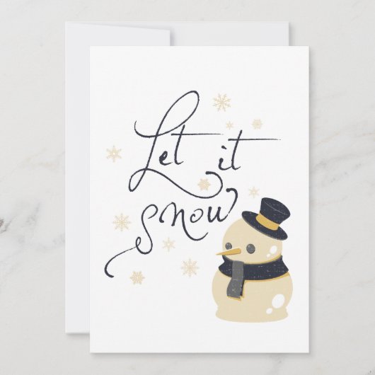 Winter Feestdagenkaart (Voorkant)