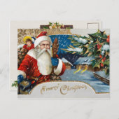  winter feestdagenkaart (Voorkant / Achterkant)