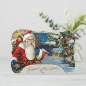  winter feestdagenkaart (Staand voorkant)