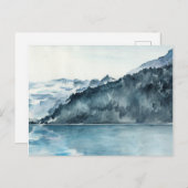 Winter Fjords Briefkaart (Voorkant / Achterkant)