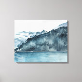 Winter Fjords Canvas Afdruk (Voorkant)