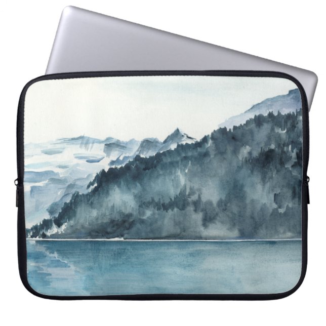 Winter Fjords Laptop Sleeve (Voorkant)