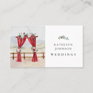 Winter Floral Curtain Backdrop Weddenlijst Visitekaartje