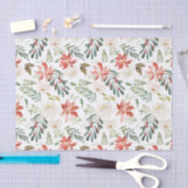 Winter Floral | Vakantie Tissuepapier (Craft)