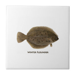 Winter Flounder Tegeltje
