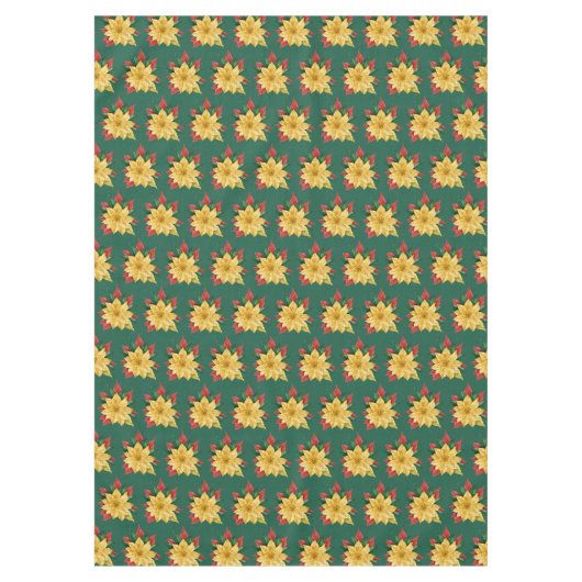 Winter Flower Pattern Tablecloth Tafelkleed (Voorkant)