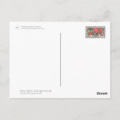 Winter flowering Camellia Briefkaart (Achterkant)