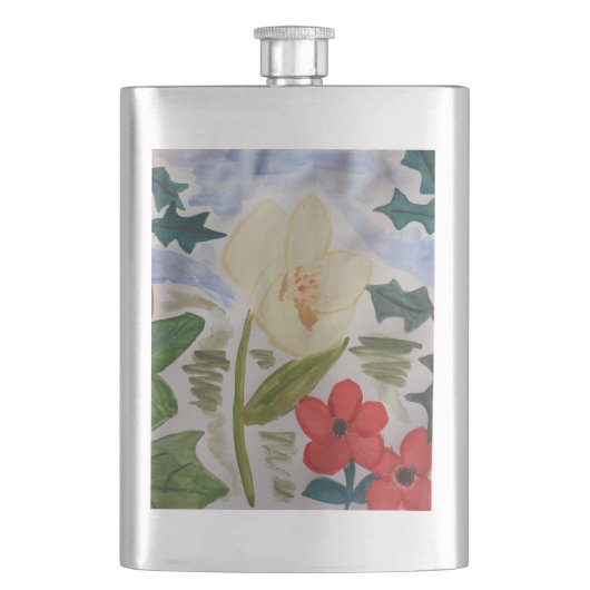 Winter Flowers & Holly Flacon (Voorkant)