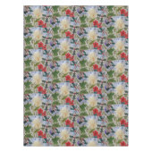 Winter Flowers & Holly Tafelkleed (Voorkant)