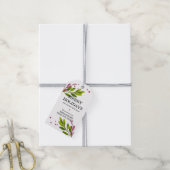 Winter Foliage Business Holiday Cadeaulabel (Met Touw)