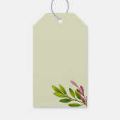 Winter Foliage Business Holiday Cadeaulabel (Achterkant)
