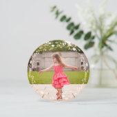 Winter Foliage Kerstvakantie Kaart (Staand voorkant)