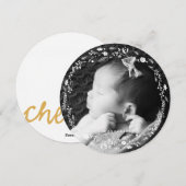 Winter Foliage Kerstvakantie Kaart (Voorkant / Achterkant)