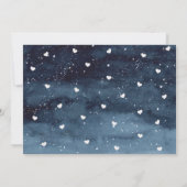 Winter Forest Baby shower Invitation Kaart (Achterkant)