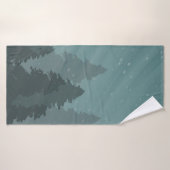 Winter Forest Bath Towel Badhanddoek (Badhanddoek)