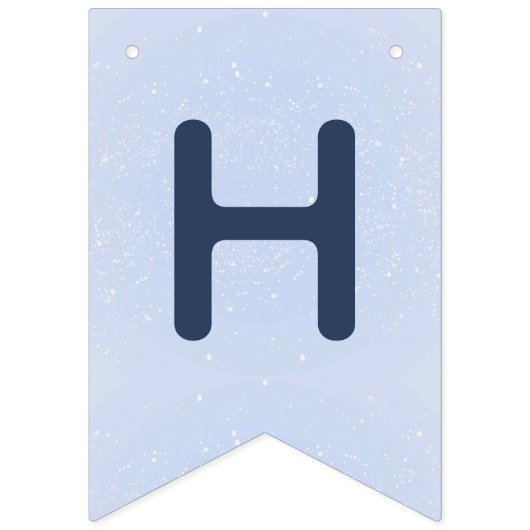 Winter Forest Birthday Banner (Tweede vlag)