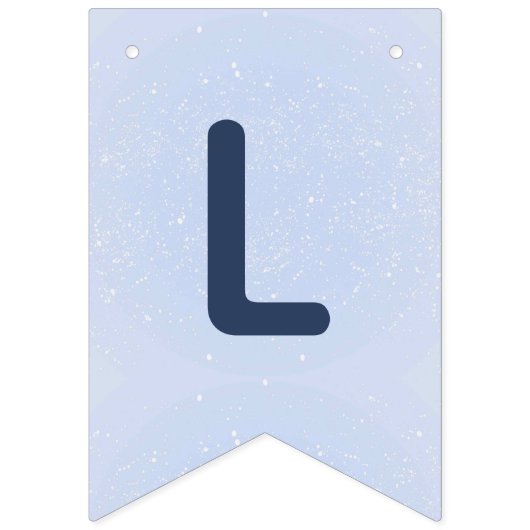 Winter Forest Birthday Banner (Tweede vlag)