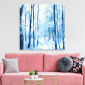 Winter Forest Canvas Kunst (Insitu (Woonkamer))