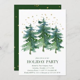Winter Forest Company Fête Invitation