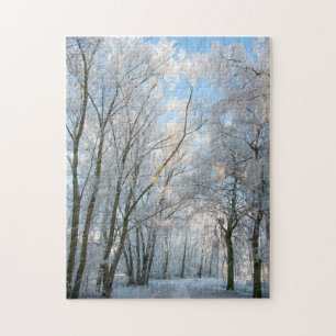 Winter Forest Path Walk, 252 stuks puzzel