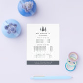 Winter Forest Prijzen & Diensten Flyer (Enkel)