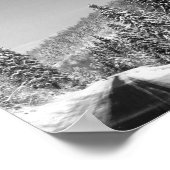 Winter Forest Road Poster (Hoek)