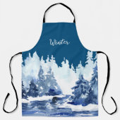 Winter Forest Scene Schort (Voorkant)