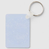 Winter Forest Watercolor Keychain (Achterkant)