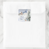 Winter Forest Watercolor Sticker (Sac)