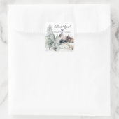 Winter Forest Watercolor Sticker (Sac)