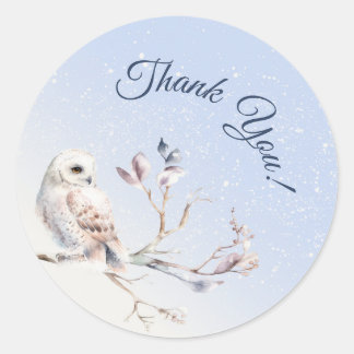 Winter Forest Watercolor Sticker