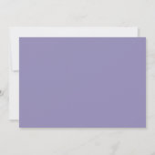 Winter Forest Waterverf Lavender Simple Save The Date (Achterkant)