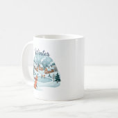 Winter Fox Ceramic Mug (11oz) (Devant gauche)