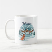 Winter Fox Ceramic Mug (11oz) Koffiemok (Links)