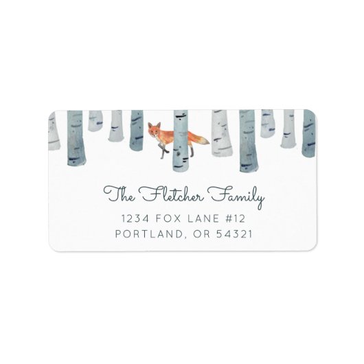 Winter Fox Etiket (Voorkant)
