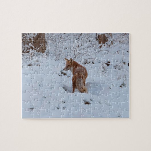 Winter Fox Legpuzzel (Horizontaal)