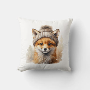 Winter Fox Sierkussen