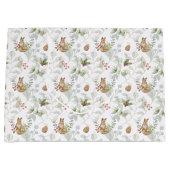 Winter Fox Woodland Forest Cute Grand sac cadeau (Devant)