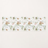 Winter Fox Woodland Forest Cute Yogamat (Voorkant (horizontaal))