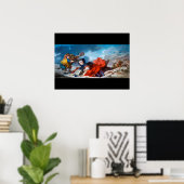 Winter, Fragonard Poster (Thuiskantoor)