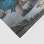 Winter, Fragonard Tissuepapier (Detail)