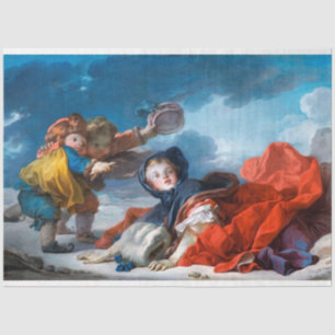 Winter, Fragonard Tissuepapier