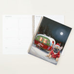 Winter French Bulldog Caravan Christmas Adventure<br><div class="desc">Laissez-vous tenter par la magie d'une nuit d'hiver enneigée alors qu'une caravane glisse gracieusement à travers le paysage illuminé par la lune. La beauté sereine de la neige scintillante et l'éclat enchanteur de la lune créent une scène captivante, promettant une aventure de Noël inoubliable remplie de chaleur, de joie et...</div>