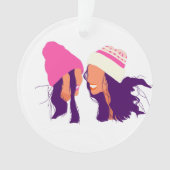 Winter Friends • Christmas Acrylic Ornament (devant)