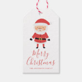 Winter Friends | Santa Claus Holiday Cadeaulabel (Voorkant)