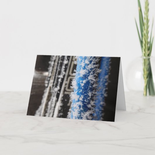 Winter Frost Notecard Kaart (Voorkant)