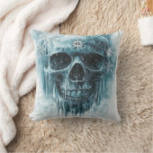 Winter Frost Skull Kussen (Deken)