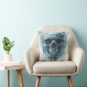 Winter Frost Skull Kussen (Stoel)