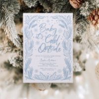 Winter Frost Snowflake Baby shower Baby Het is kou